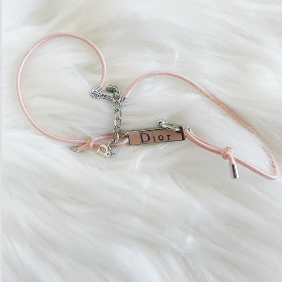 Dior Vintage Elastic Piercing Choker Necklace - Picture 6 of 8